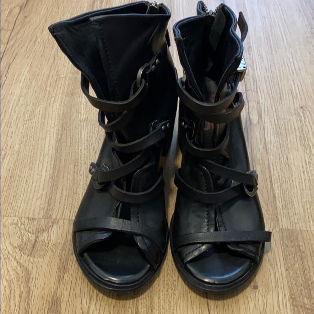 Brand New. A.S. 98 Open Toe Boots